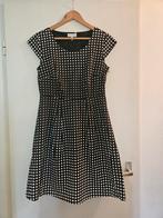 Jurk, polkadot, maat 38, Kleding | Dames, Maat 38/40 (M), Charles Vogele, Zwart, Ophalen of Verzenden