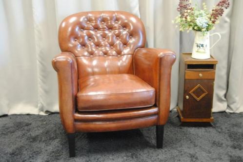 schapenleren fauteuil, Huis en Inrichting, Fauteuils, Nieuw, Leer, Ophalen