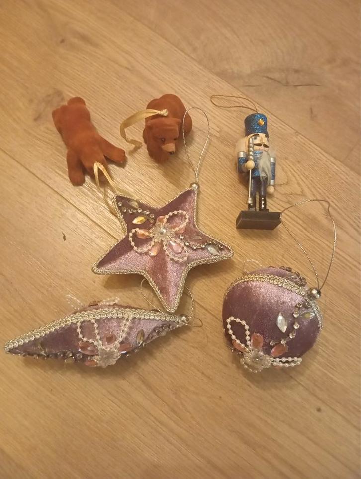 Kerstboomversiering Set, Huis en Inrichting, Woonaccessoires | Dienbladen, Gebruikt, Overige materialen, Overige vormen, Ophalen of Verzenden