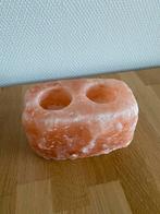Himalaya zoutsteen waxinelichthouder / theelichthouder, Ophalen, Zo goed als nieuw, Overige materialen, Minder dan 25 cm