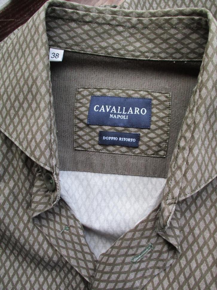 Cavallaro Napoli, size 38, Kleding | Heren, Overhemden, Zo goed als nieuw, Halswijdte 38 (S) of kleiner, Overige kleuren, Verzenden