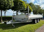 Plateauwagen Twins Trailers 400x200cm 2000Kg Z.G.A.N, Ophalen of Verzenden, Gebruikt