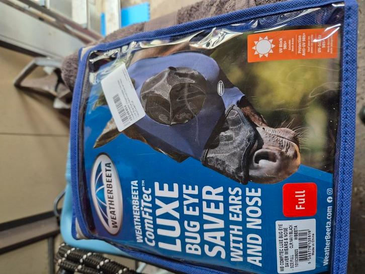 Weather beeta vliegenmasker de luxe maat full nieuw, Dieren en Toebehoren, Paarden en Pony's | Overige Paardenspullen, Zo goed als nieuw
