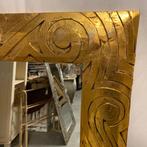 Spiegel – houten lijst – Goud - 150 x 80 cm - TTM Wonen, Www.ttmwonen.nl, Nieuw, Ophalen of Verzenden, Info@ttmwonen.nl