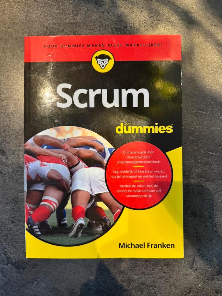 Michael Franken - Scrum voor Dummies, Boeken, Informatica en Computer, Zo goed als nieuw, Vakgebied of Industrie, Ophalen of Verzenden