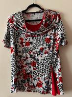 Bloemenprint shirt - Maat XL, Kleding | Dames, T-shirts, Ophalen of Verzenden, Zo goed als nieuw, Maat 46/48 (XL) of groter, Korte mouw