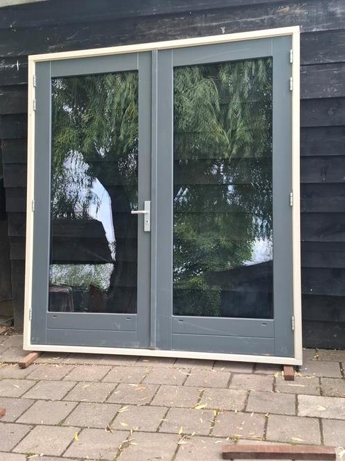 Openslaande deuren. Tuindeuren. Terras deuren. Pui, Doe-het-zelf en Verbouw, Kozijnen en Schuifpuien, Zo goed als nieuw, Deurkozijn
