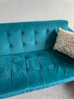 Mooie blauwe bank - Stijlvol en comfortabel!, Huis en Inrichting, Banken | Bankstellen, Gebruikt, 150 tot 200 cm, Driepersoons