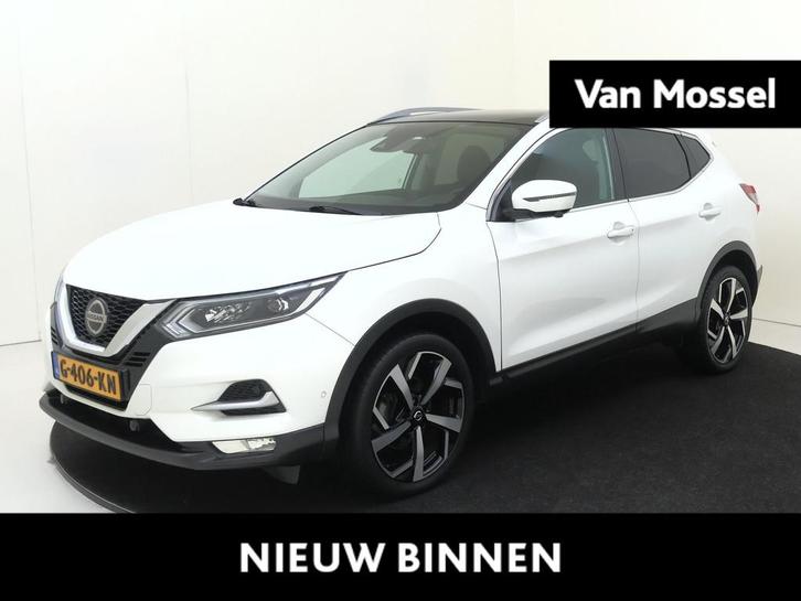 Nissan Qashqai 1.3 DIG-T Tekna | Panorama dak | Stoelverwarm, Auto's, Nissan, Bedrijf, Te koop, Qashqai, 360° camera, ABS, Adaptive Cruise Control
