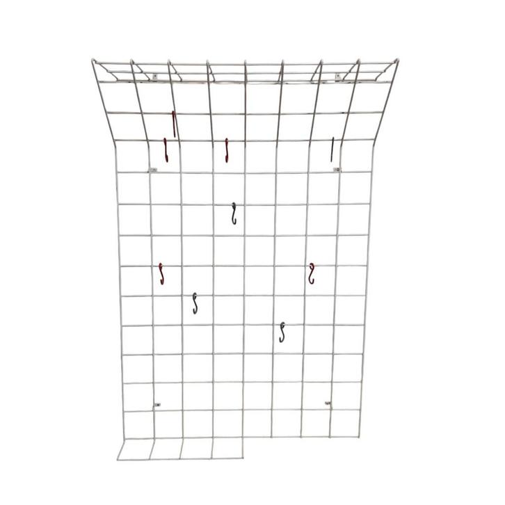 Vintage draad kapstok Karl Fichtel, Huis en Inrichting, Woonaccessoires | Kapstokken, Gebruikt, Wandkapstok, 100 tot 150 cm, Overige materialen