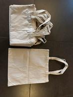 12 Ongebleekte Katoenen Tasjes met Hengsel - Nieuw, Ophalen of Verzenden, Nieuw, Materiaal