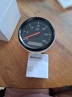 Toerenteller Tacho Gauge Rood Licht Auto Boot 85MM, Ophalen of Verzenden, Nieuw, Universele onderdelen