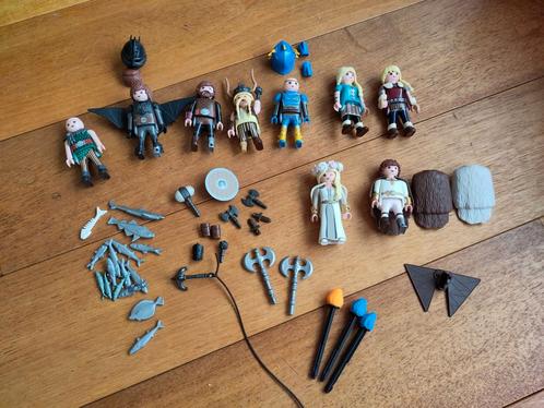 Verzameling Hicky, Astrid en drakenrijder playmobil, Kinderen en Baby's, Speelgoed | Playmobil, Zo goed als nieuw, Ophalen