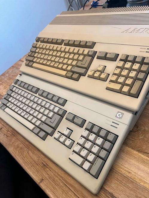 2x Commodore Amiga 500 met Spellen, Joystick & Accessoires, Computers en Software, Vintage Computers, Ophalen