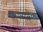 Nieuw Suitsupply Colbert met Linnen stof en stuk Elleboog 52, Kleding | Heren, Maat 52/54 (L), Bruin, Verzenden, Nieuw