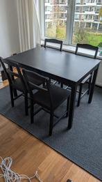 tapijt Ikea Morum 160x230, Huis en Inrichting, Ophalen, Gebruikt, Zwart, 150 tot 200 cm