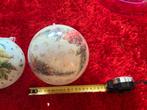 2 mooie grootte kerstballen kerst ballen, Ophalen of Verzenden, Zo goed als nieuw
