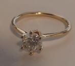 Verlovingsring Goud met Diamant, Sieraden, Tassen en Uiterlijk, Ringen, Nieuw, Ophalen of Verzenden, 17 tot 18, Met edelsteen