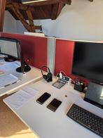 2x Markant Max Panel Range zit-sta DUO bureaus, Ophalen, Elektrisch, Zo goed als nieuw, Bureau