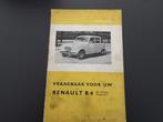 Renault R4, Vraagbaak / R4L - R4 Super - Fourgonnette, Verzenden
