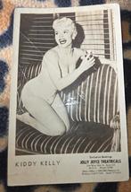 Kiddy Kelly - pin-up - sexy blonde vrouw - Burlesque, Verzenden, Ongelopen, Overige thema's