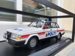 1:18 Volvo 240 GL Politi Norway 1986 Minichamps / JJTOP, Hobby en Vrije tijd, Ophalen of Verzenden, MiniChamps, Zo goed als nieuw