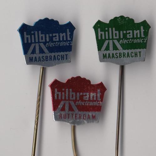 Maasbracht Rotterdam Hilbrant Electonics speldjes, Verzamelen, Speldjes, Pins en Buttons, Gebruikt, Speldje of Pin, Overige onderwerpen