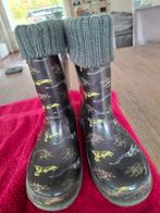 Leuke regenlaarzen met dino's maat 34.  Met warme binnenvoer, Gebruikt, Jongen of Meisje, Ophalen of Verzenden, Laarzen