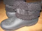 Crocs enkellaars lage boots zwart heren W12 / 44, Crocs, Zwart, Boots, Ophalen of Verzenden