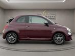 Fiat 500C 1.2 Sport 2019 BORDEAUX | Cabriolet | Apple CarPla, Auto's, Fiat, Keurmerk '100% Onderhouden', Gebruikt, Cabriolet, Leder en Stof