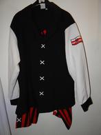 Mooie rood/zwart/wit PIRAAT/PIRATES/ZEEROVER pak - Halloween, Ophalen, Carnaval, Maat 56/58 (XL), Kleding