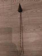 Vintage messing kaarsendover met gedraaide steel, Ophalen of Verzenden, Brons