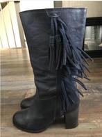 Donkerblauwe Leren Laarzen van Lazamani, Kleding | Dames, Schoenen, Hoge laarzen, Blauw, Lazamani, Ophalen of Verzenden