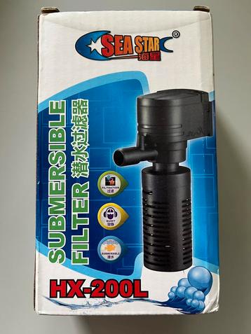 Filter met pompje 300L/H (nieuw) beschikbaar voor biedingen