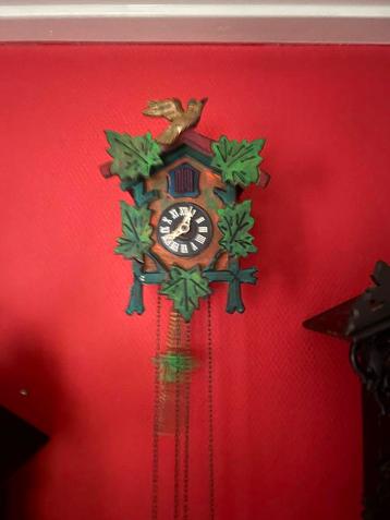 Kleurrijke Koekoeksklok - Gong,          Defecte Blaasbalgen beschikbaar voor biedingen