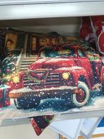 Nieuw Kerstkussen Rode Truck 45x45cm, Diversen, Kerst, Ophalen of Verzenden, Nieuw