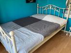 Spijlen bed wit gratis, Ophalen, Eenpersoons, Wit, 140 cm