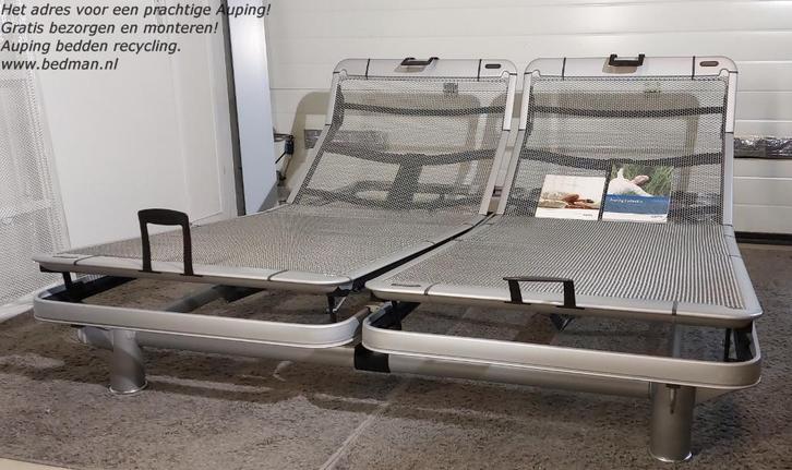 Prachtige Auping Royal, handverstelbaar. Gratis bez/mont!, Huis en Inrichting, Slaapkamer | Bedden, Zo goed als nieuw, Tweepersoons