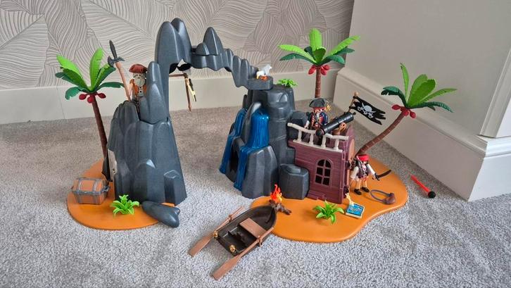 Playmobil 6679 Pirateneiland, Kinderen en Baby's, Speelgoed | Playmobil, Gebruikt, Complete set, Ophalen of Verzenden