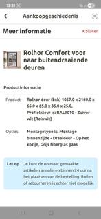 Deurhor NIEUW afmeting bxh 1057x2160 mm, Doe-het-zelf en Verbouw, Deuren en Horren, Ophalen, Nieuw, Hordeur, Minder dan 200 cm