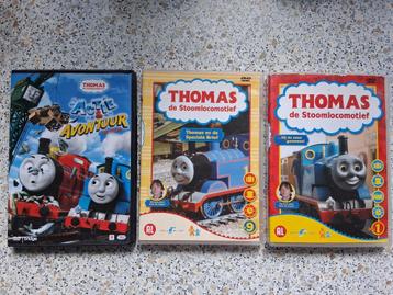 3 verschillende DVD's van "Tomas" De Stoomlocomotief. beschikbaar voor biedingen