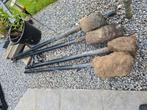 Dubbelstaafs hekwerk zwart, Tuin en Terras, Ophalen of Verzenden, Gebruikt