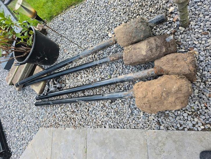Dubbelstaafs hekwerk zwart, Tuin en Terras, Barbecue-accessoires, Gebruikt, Ophalen of Verzenden