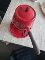 fonduepan, Ophalen, Zo goed als nieuw, Rvs, Pannenset