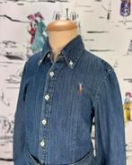 Ralph Lauren denim shirt dress spijkerjurk maat 8, Zo goed als nieuw, Ralph Lauren, Jurk of Rok, Ralph Lauren