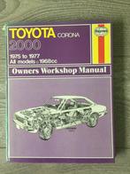 Haynes Manual vraagbaak Toyota Corona 2000 1975-1977, Auto diversen, Handleidingen en Instructieboekjes, Ophalen of Verzenden