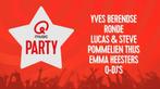 Qmusic foute party 4 oktober 2025 Breda, Drie personen of meer
