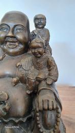 Lachende Maitreya Boeddha met vijf vrolijke kinderen, Ophalen of Verzenden, Gebruikt