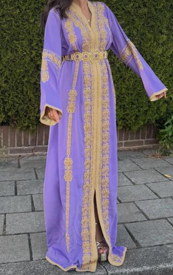 Prachtige Marokkaanse jurk/kaftan/takchita (1delig) maat S/M beschikbaar voor biedingen