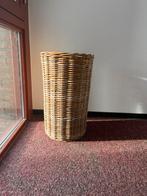 Grote rieten mand - plantenbak of paraplubak, Ophalen, 50 tot 75 cm, 40 liter of meer, Zo goed als nieuw